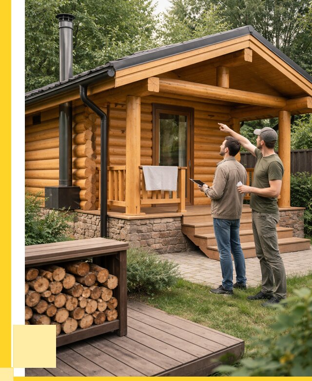 Бани для дачи под ключ в Борисоглебске от 260100 р. | ЭриданБрс