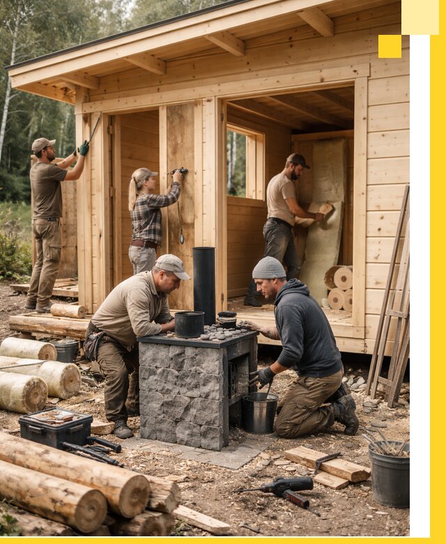 Купить баню под ключ в Борисоглебске строительство монтаж отделка