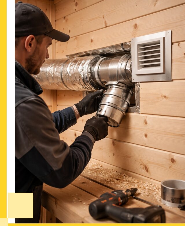 Монтаж вентиляции бани в Борисоглебске от 12485 р. | ЭриданБрс