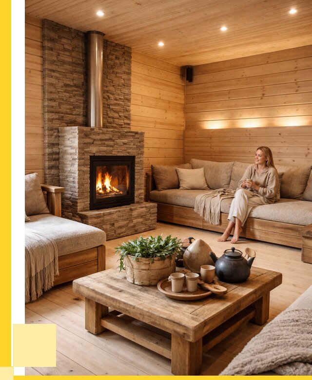 Проект бани с комнатой отдыха в Борисоглебске от 36414 р. | ЭриданБрс