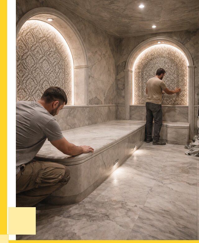 Турецкие бани под ключ в Борисоглебске от 260100 р. | ЭриданБрс