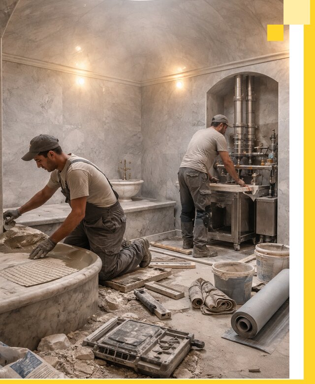 Строительство турецких бань хаммам под ключ в Борисоглебске