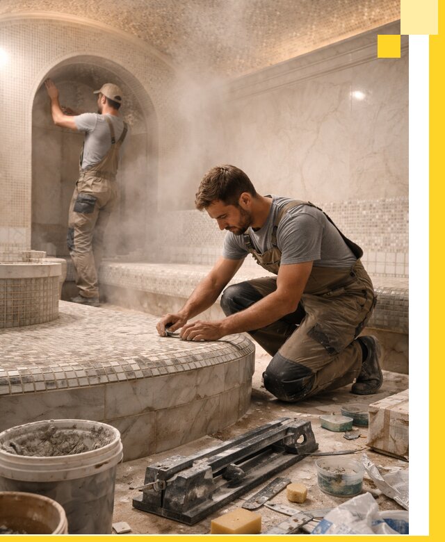 Профессиональный дизайн хамама и SPA под ключ в Борисоглебске