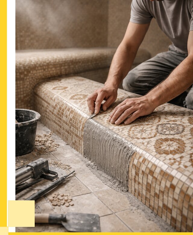 Плитка для хамама под ключ в Борисоглебске от 3641 р. | ЭриданБрс