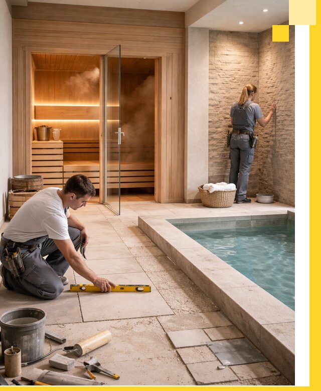 Комплексный дизайн и отделка интерьеров SPA под ключ в Борисоглебске